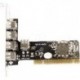 TARJETA PCI 4+1 PUERTOS USB 2.0
