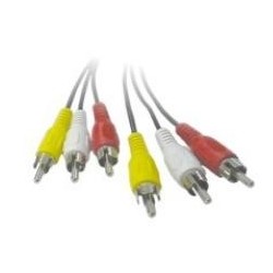 CABLE AUDIO Y VIDEO 3 X